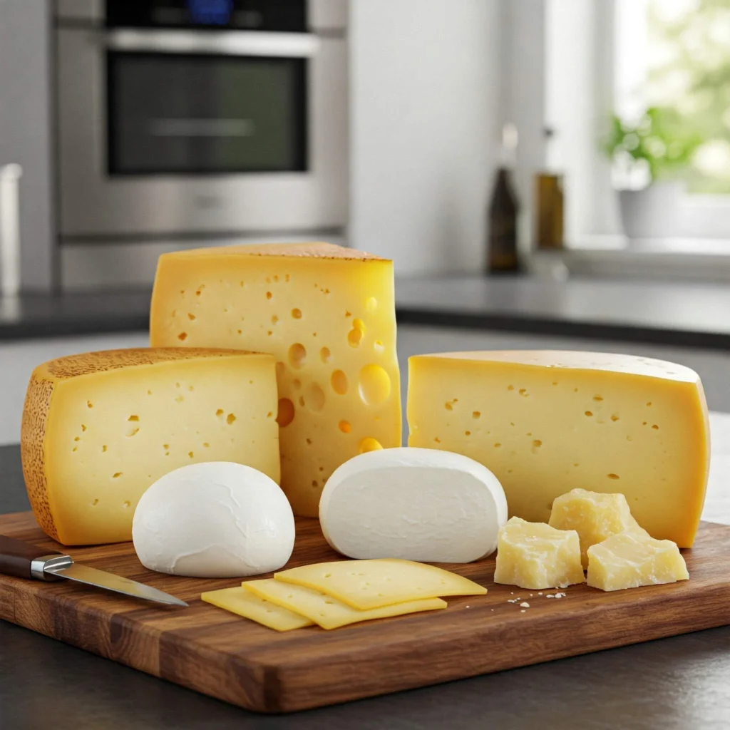 Assortiment de Fromages pour un Gratin de Courgettes Savoureux