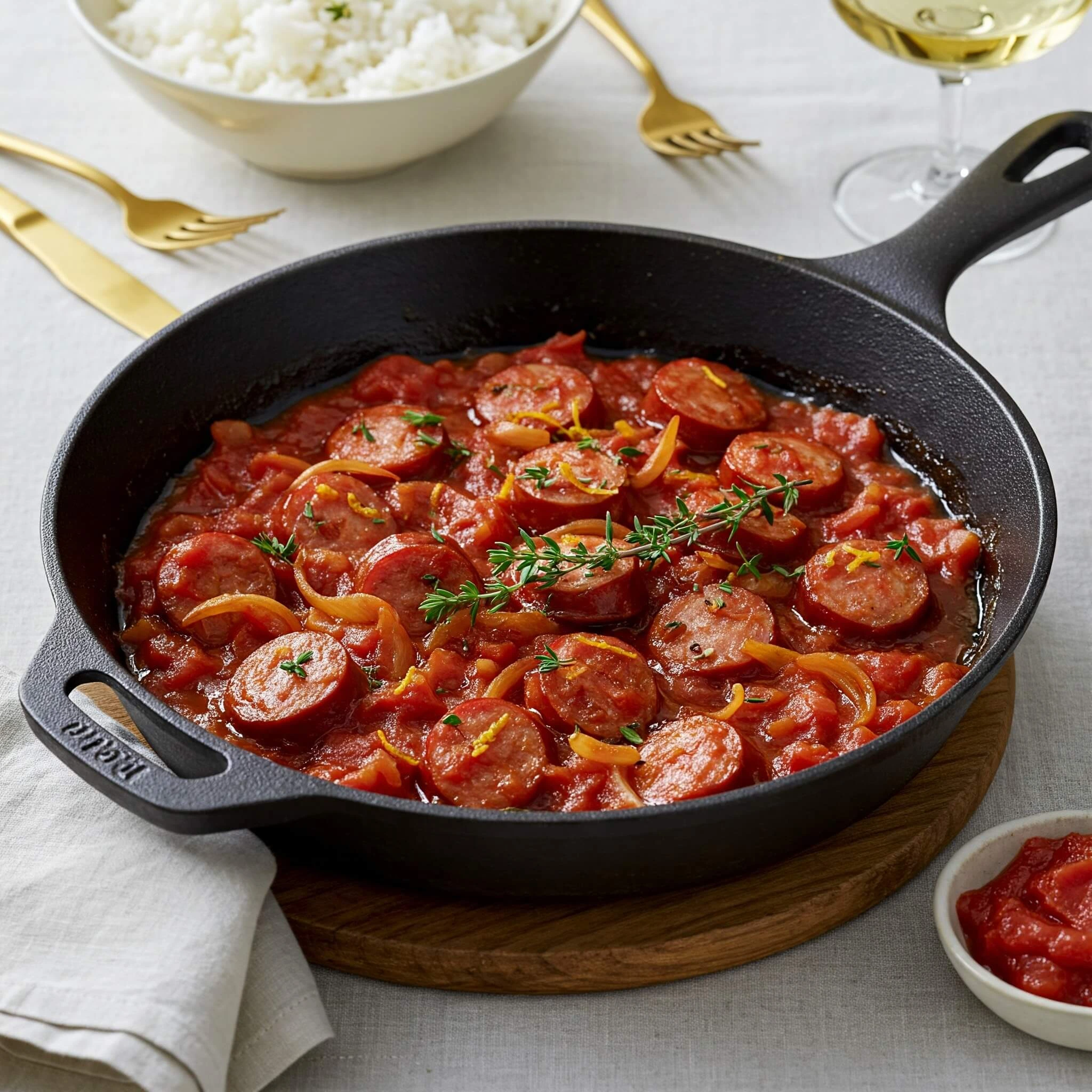 Rougail Saucisse Réunionnais : Un Plat Authentique et Plein de Saveurs